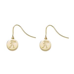 <p>Runaway stamp earrings available in rose gold, yellow gold and sterling silver.</p>
